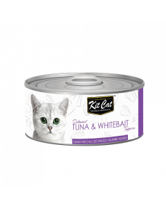 Kit Cat Deboned Tuna & Whitebait Wet Cat Food - 80g