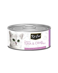 Kit Cat Deboned Tuna & Crab Toppers Cat Wet Food - 80g