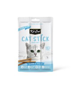 Kit Cat Grain Free Cat Stick Salmon and Scallop Cat Treats - 15 g