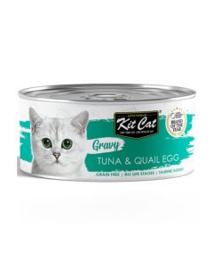 Kit Cat Gravy Tuna and Quail Egg Wet Cat Food - 70 g