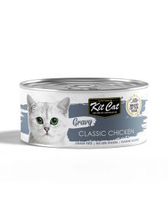 Kit Cat Gravy Classic Chicken Canned Cat Food - 70 g - Pack of 24