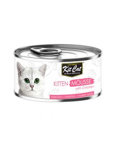 Kit Cat Kitten Mousse With Chicken Wet Cat Food - 80g