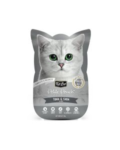 Kit Cat Petite Complete Tuna & Saba in Aspic Cat Food Pouch - 70 g