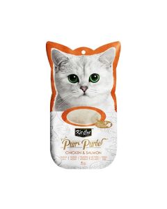 Kit Cat Purr Puree Chicken & Salmon Cat Treats - 60 g
