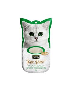 Kit Cat Purr Puree Chicken & Scallop Cat Treats - 60 g