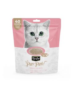 Kit Cat Purr Puree Tuna & Salmon (40 Sachets Value Pack) - 600g