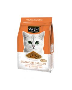 طعام "سيغنتشور" الجاف بالسلمون للقطط من كيت كات، 1.2 كجم