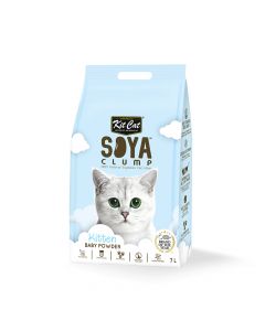 Kit Cat Soyabean Kitten Litter Baby Powder, 7L