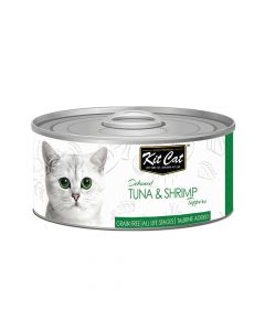 Kit Cat Tuna & Shrimp Toppers Canned Cat Food - 80g