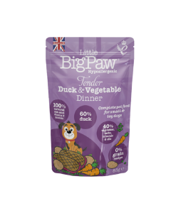 Little Big Paw Tender Duck & Vegetable Dinner Dog Food - 150g