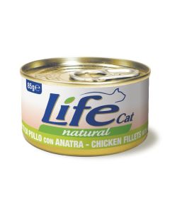 Life Cat Chicken Fillet With Duck Cat Food - 85g