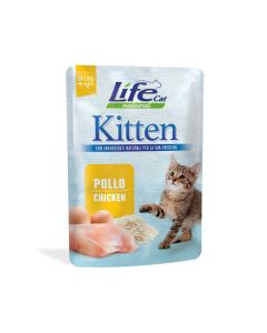 Life Cat Natural Chicken Kitten Food Pouch - 70 g