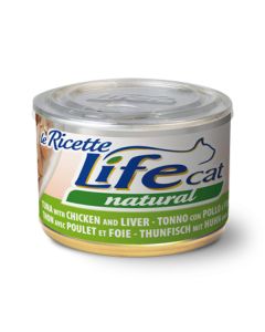 Life Cat Tuna With Chicken And Liver Cat Food, 150g