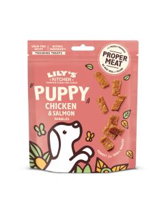 Lily's Kitchen Chicken and Salmon Nibbles Puppy Treats - 70g