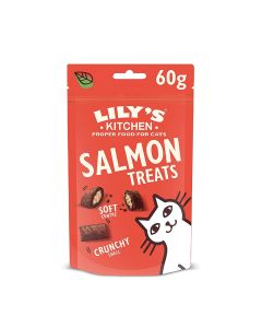 Lily's Kitchen Salmon Pillow Cat Treats - 60g