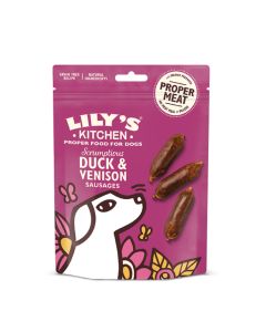Lily's Kitchen Scrumptious Duck & Venison Sausages For Dogs - 70g