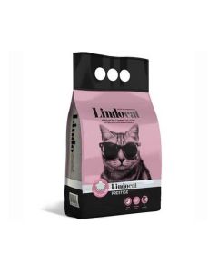 Lindocat Prestige White Bentonite Cat Litter - Baby Powder - 5 L