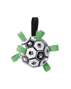 كرة لعب بتصميم كرة القدم للكلاب من أم-بتس