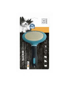 M-Pets Oval Slicker Brush for Dogs