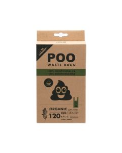 M-Pets Poo Biodegradable Waste Bags for Dogs - 120 Bags