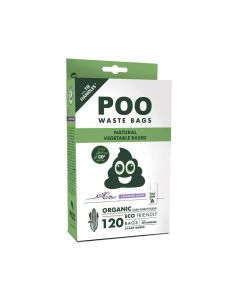 M-Pets Poo Waste Bags with Tie Handles for Dogs - Lavender Scented