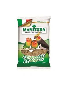 طعام لطيور الحب والباراكيت من مانيتوبا، 1 كجم