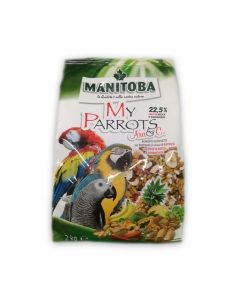 Manitoba My Parrots Ara & C. Parrot Food, 2 Kg