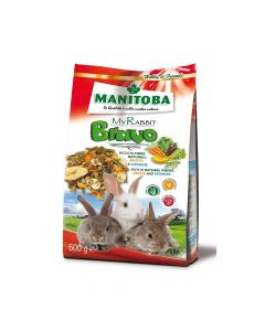 طعام ماي رابيت برافو للأرانب من مانيتوبا، 600 جرام