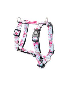 Max and Molly Dog H-Harness - Cherry Bloom - Medium