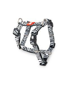 Max and Molly Dog H-Harness - Zebra - Medium