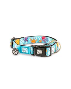 Max and Molly Smart ID Dog Collar - Blue Ocean - Small