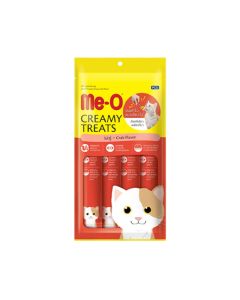 Me-O Creamy Treats Crab Flavor Cat Treat - 4 x 15 g