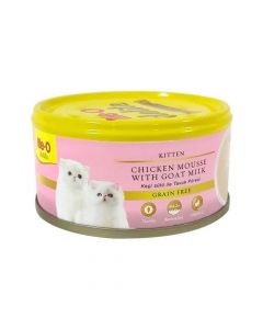 Me-O Delite Canned Chicken Mousse with Goat Milk for Kitten - 80g - Pack of 24