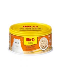 Me-O Delite Chicken Flake in Gravy Canned Cat Food - 80g - Pack of 24