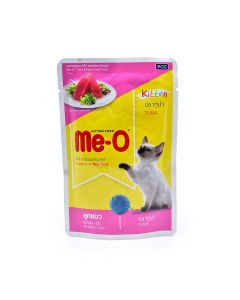 Me-O Pouch Tuna In Jelly Wet Kitten Food 80g - Pack of 12