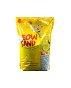 Meow Sand Bentonite Lemon Scented Cat Litter -  5 L