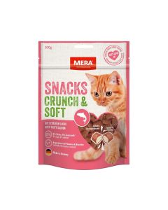 Mera All Cat Snacks Crunch and Soft Salmon Cat Treats - 200 g