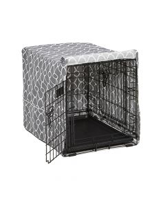 Midwest QuietTime Defender Crate Cover with Teflon, Grey
