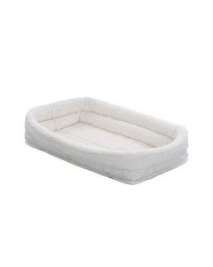 MidWest QuietTime Deluxe Fleece Double Bolster Crate Bed