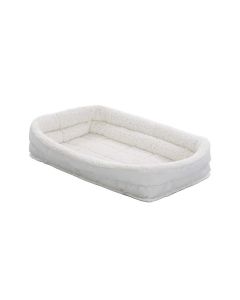 MidWest QuietTime Deluxe Fleece Double Bolster Crate Bed - 22"L x 12.5"W