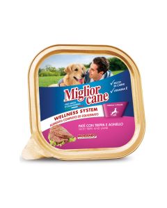 Miglior Cane Pate with Tripe and Lamb Wet Dog Food - 300 g