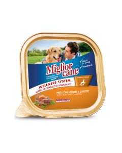 Miglior Cane Pate with Veal and Carrots Wet Dog Food - 300 g