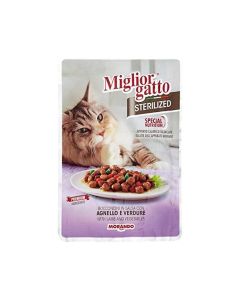 Miglior Chunks In Jelly With Lamb and Vegetables - 85g - Pack of 12