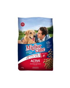 Miglior Croquettes Active With Beef Dog Dry Food - 4Kg