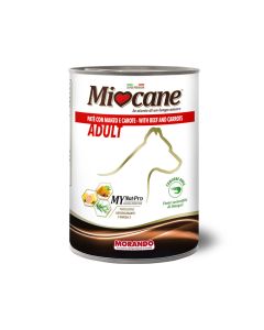 Miocane Pate with Beef and Carrots Adult Canned Dog Food - 400 g