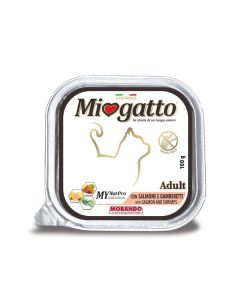 MioGatto Pate with Salmon and Shrimp Adult Wet Cat Food - 100 g