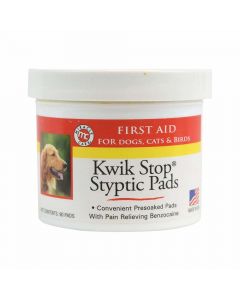 Miracle Care Stop Styptic Pads for Dogs 