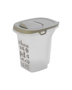 Moderna Trendy Story Pet Wisdom Food Container - Grey - 6 Liters