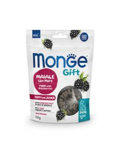 Monge Gift Pork with Blackberries Super M Puppy And Junior Dog Treats - 150 g