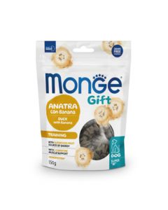 Monge Gift Training Duck with Banana Super M Dog Treats - 150 g
